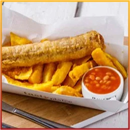 Large Sausage and Chips