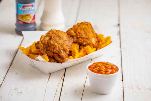 2 Pieces Chicken and Chips